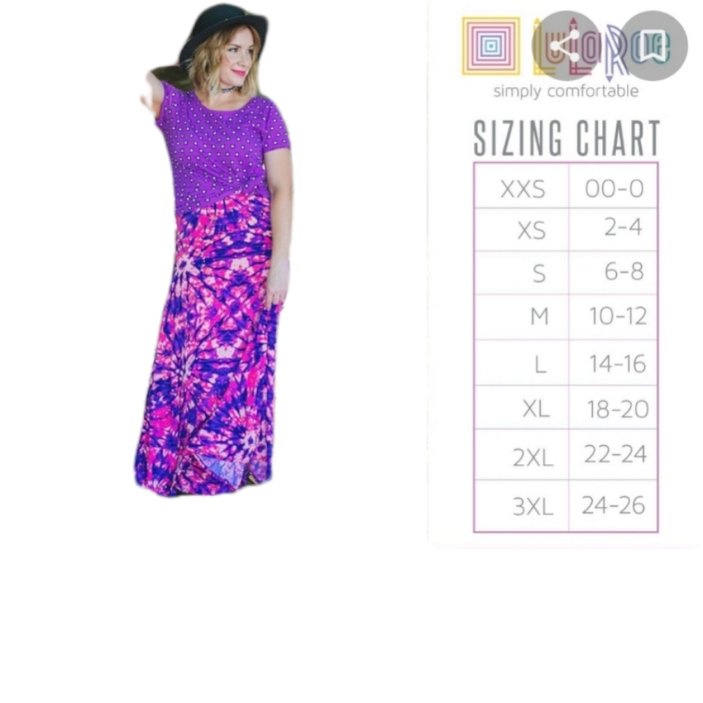 4/$20 LuLaRoe Maxi Floral Skirt Size XSmall BNWT - Picture 7 of 7